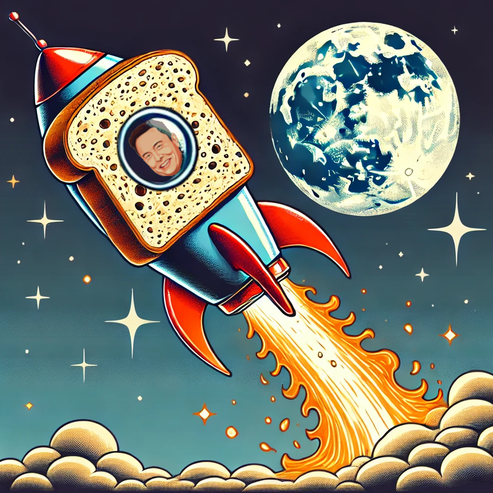 Elon Rusk Rocket Image